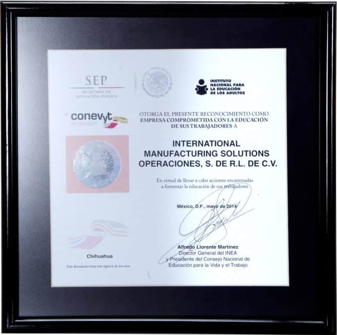 Employee education and training recognition